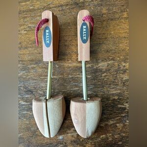 Bally Cedar Shoe Trees with Red Cord